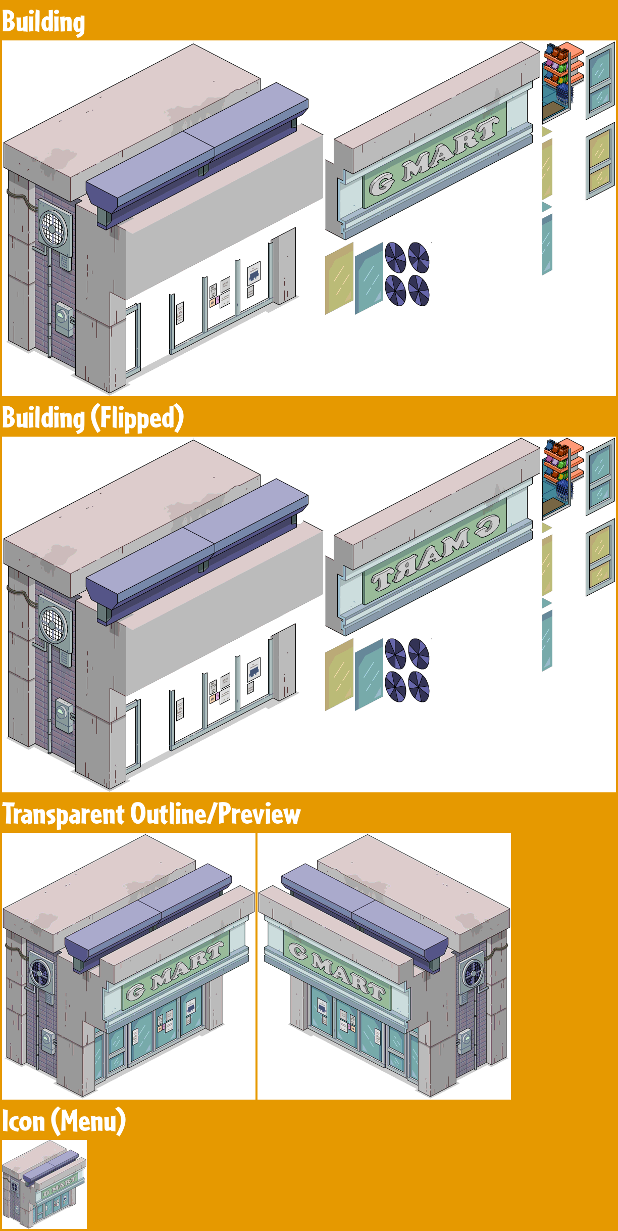 The Simpsons: Tapped Out - Mirrored G Mart