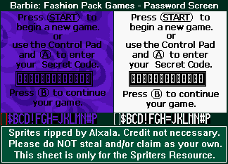 Password Screen