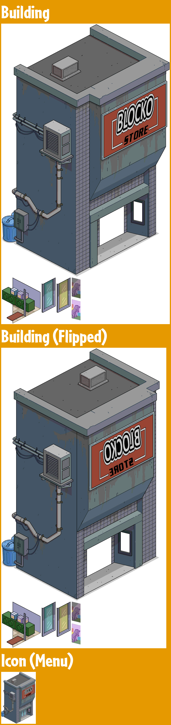 The Simpsons: Tapped Out - Mirrored Blocko Store