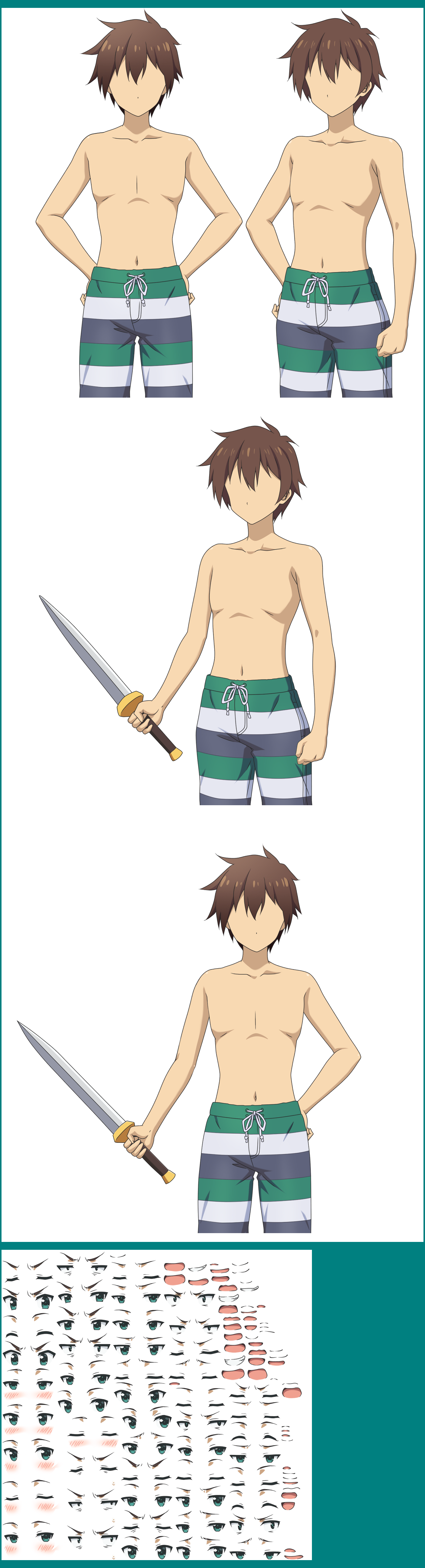 Kazuma (Swim Trunks)