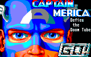 Captain America Defies the Doom Tube - Loading Screen