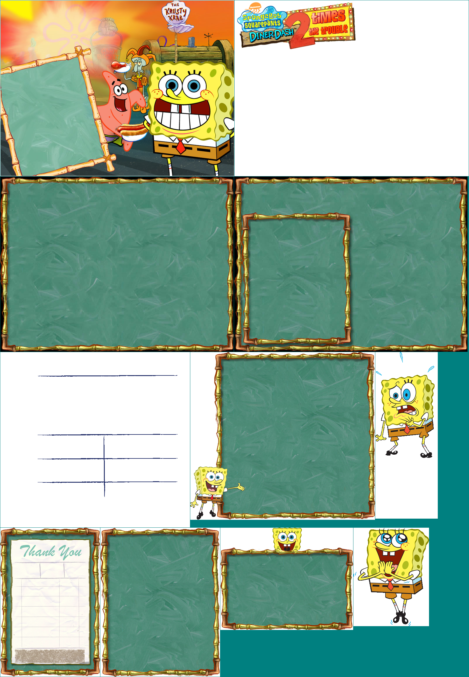 SpongeBob Diner Dash 2: Two Times the Trouble - Backgrounds