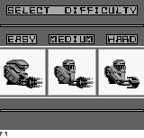 Difficulty Select Screen