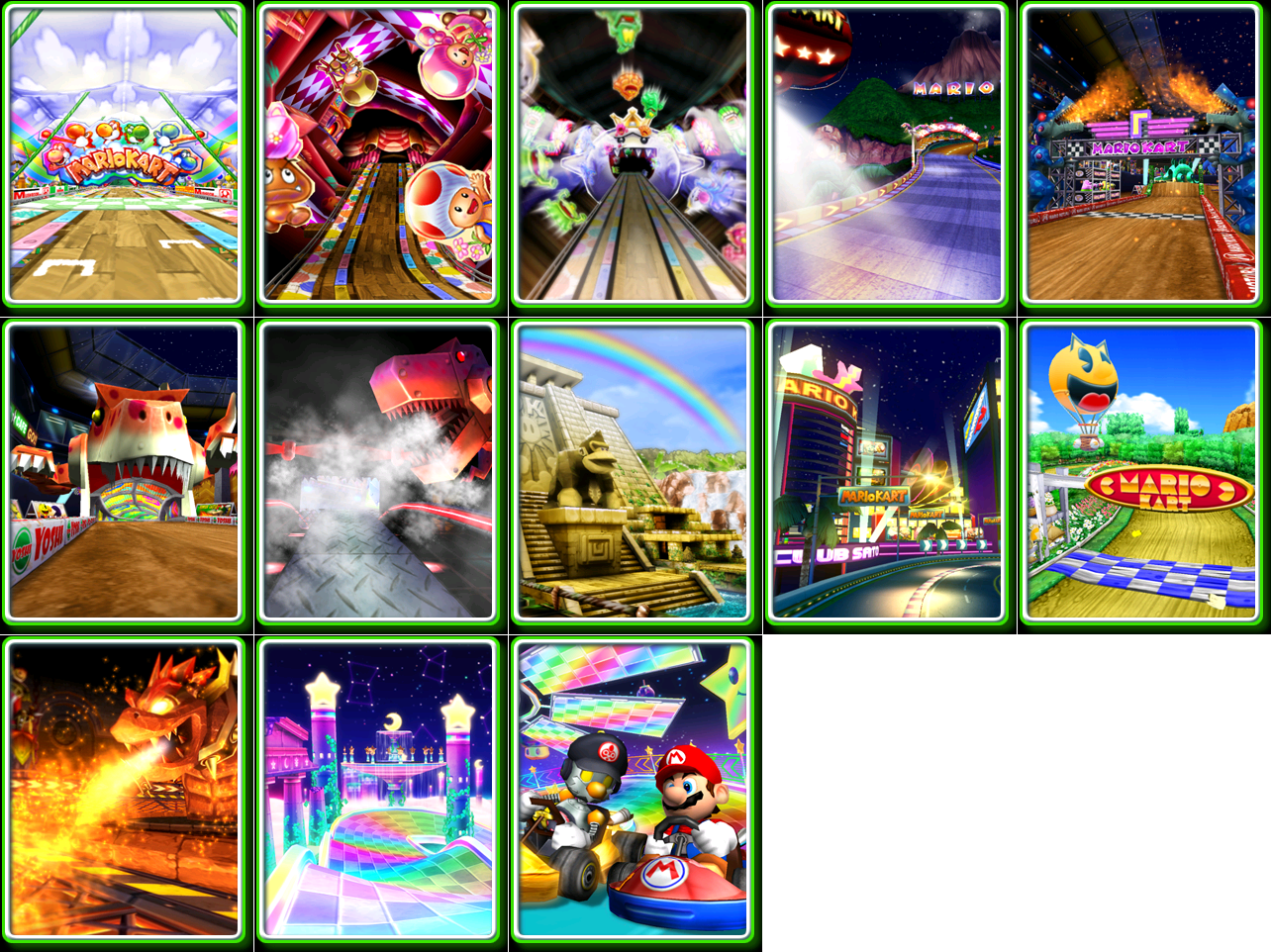 Mario Kart Arcade GP 2 - Credits Images (50cc)