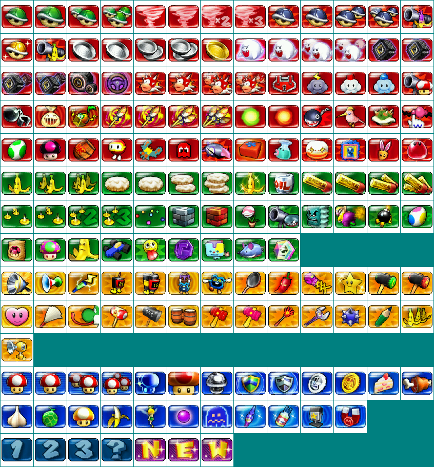 Mario Kart Arcade GP 2 - Item Icons