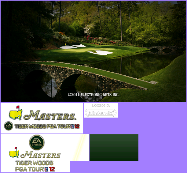 Tiger Woods PGA Tour 12: The Masters - Wii Menu Banner & Icon