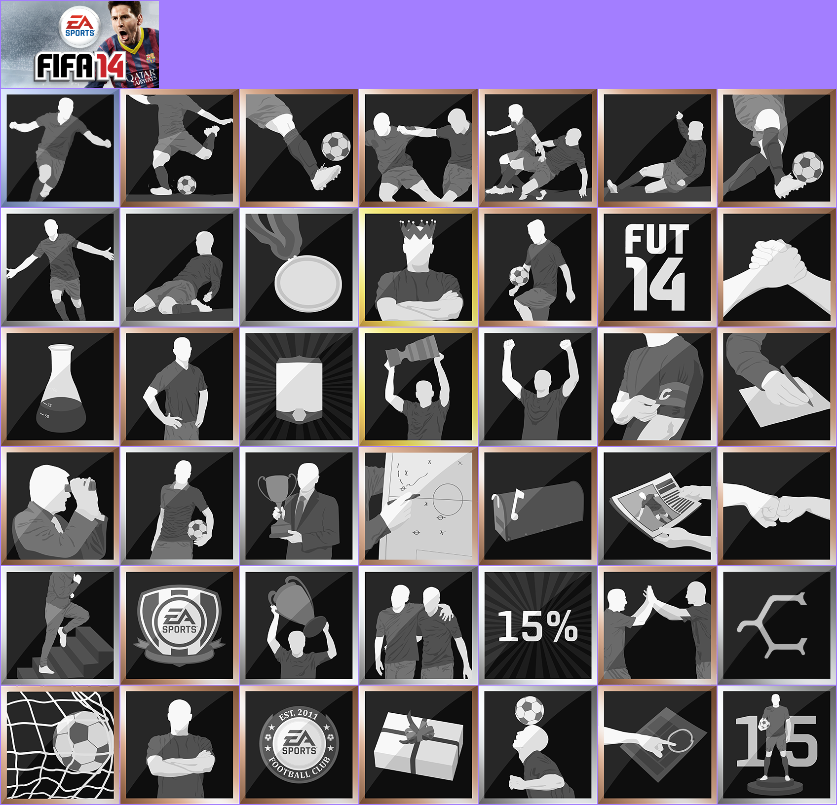 FIFA 14 - Trophy Banner & Icons