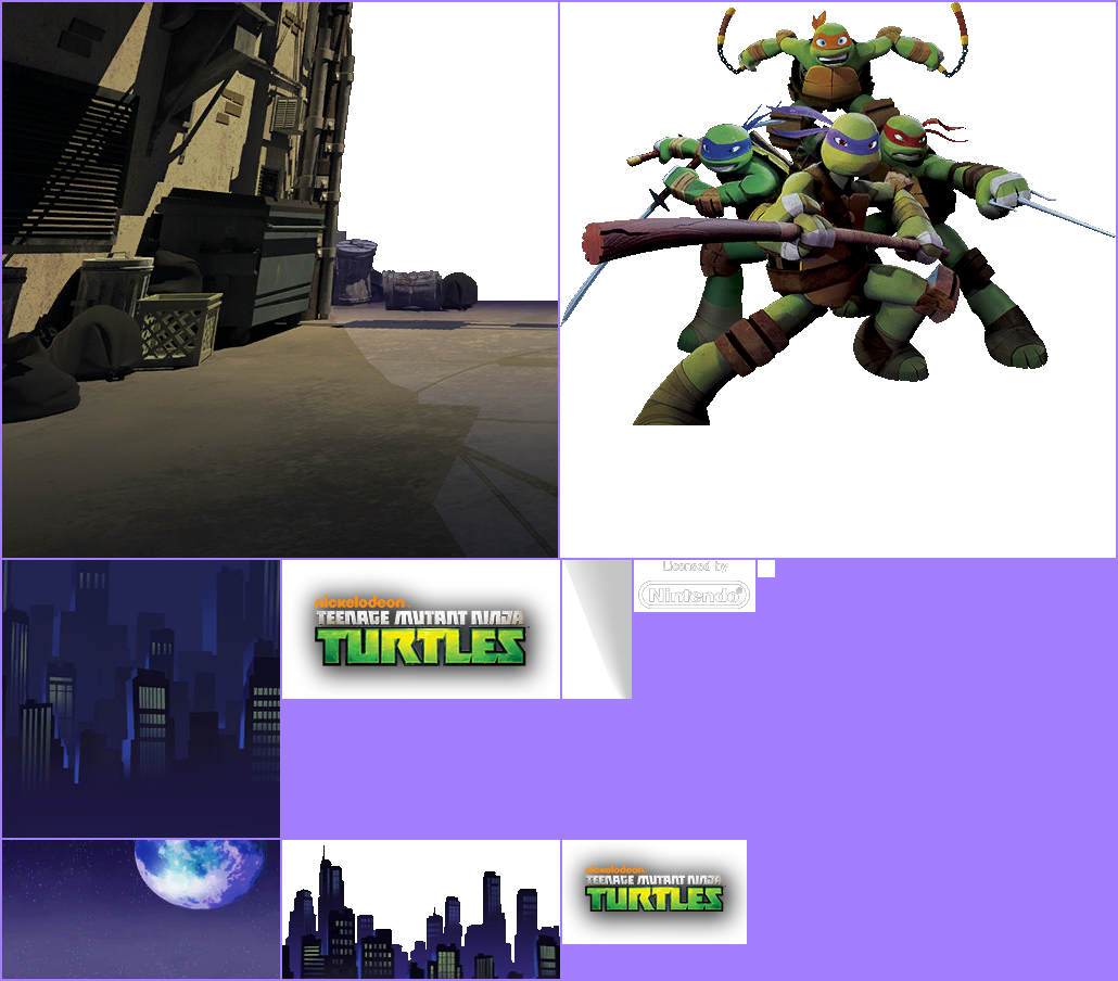 Teenage Mutant Ninja Turtles (2013) - Wii Menu Banner & Icon