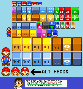 Blocks (Mario & Luigi Superstar Saga Style)