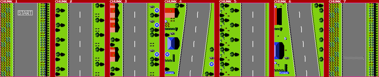 Road Fighter (JPN) - Course 1