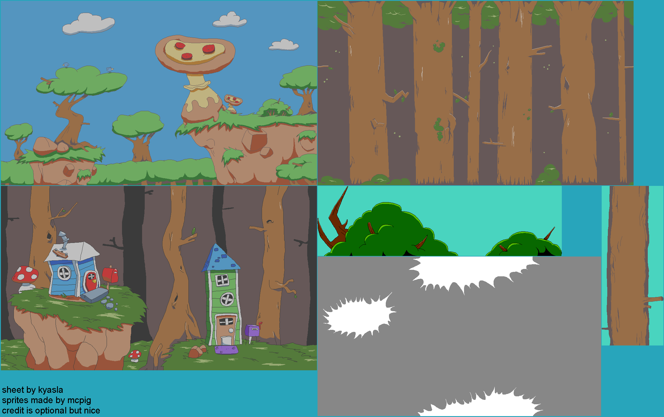 Gnome Forest Backgrounds