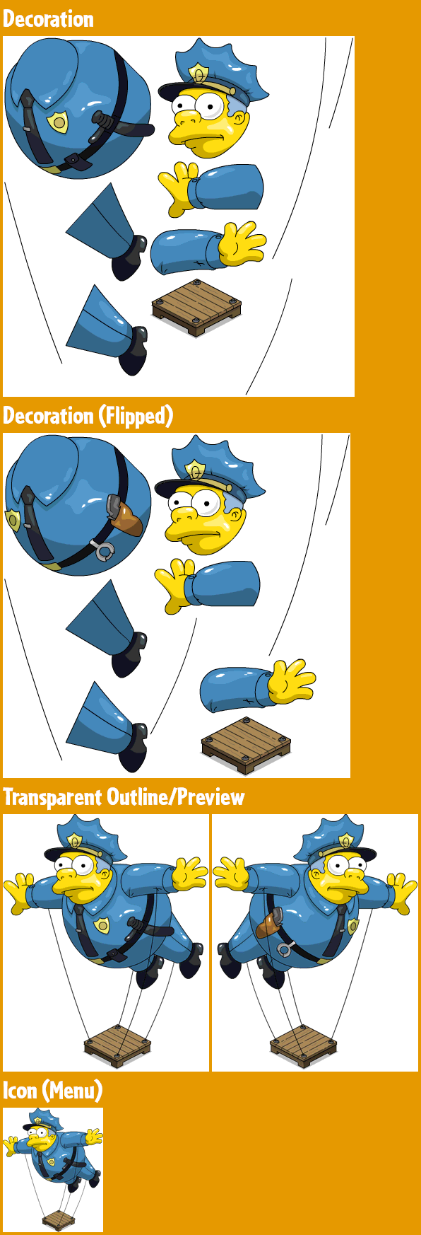 Wiggum Parade Balloon