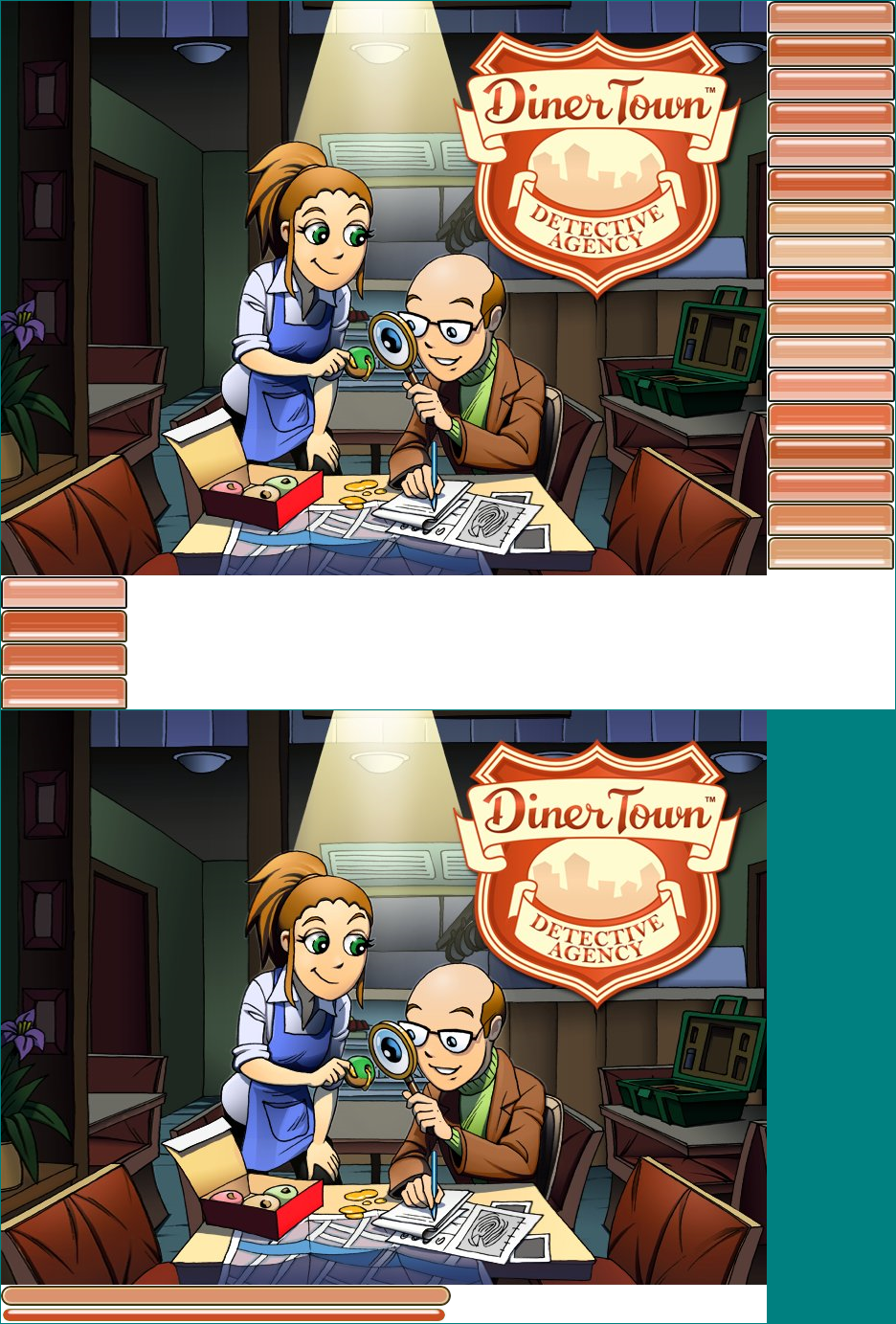 Dinertown Detective Agency - Title Screen & Loading