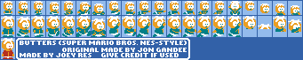 Butters (SMB1 NES-Style)