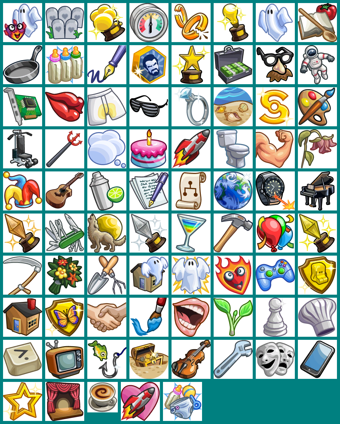 Achievement Icons (Base Game)