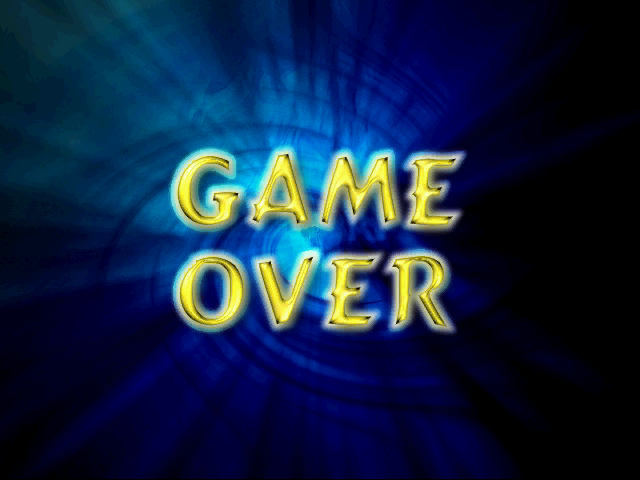 Game Over Screen