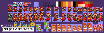 Custom / Edited - Mario Customs - Mario, Peach & Toad (SMB1, 16-Bit ...