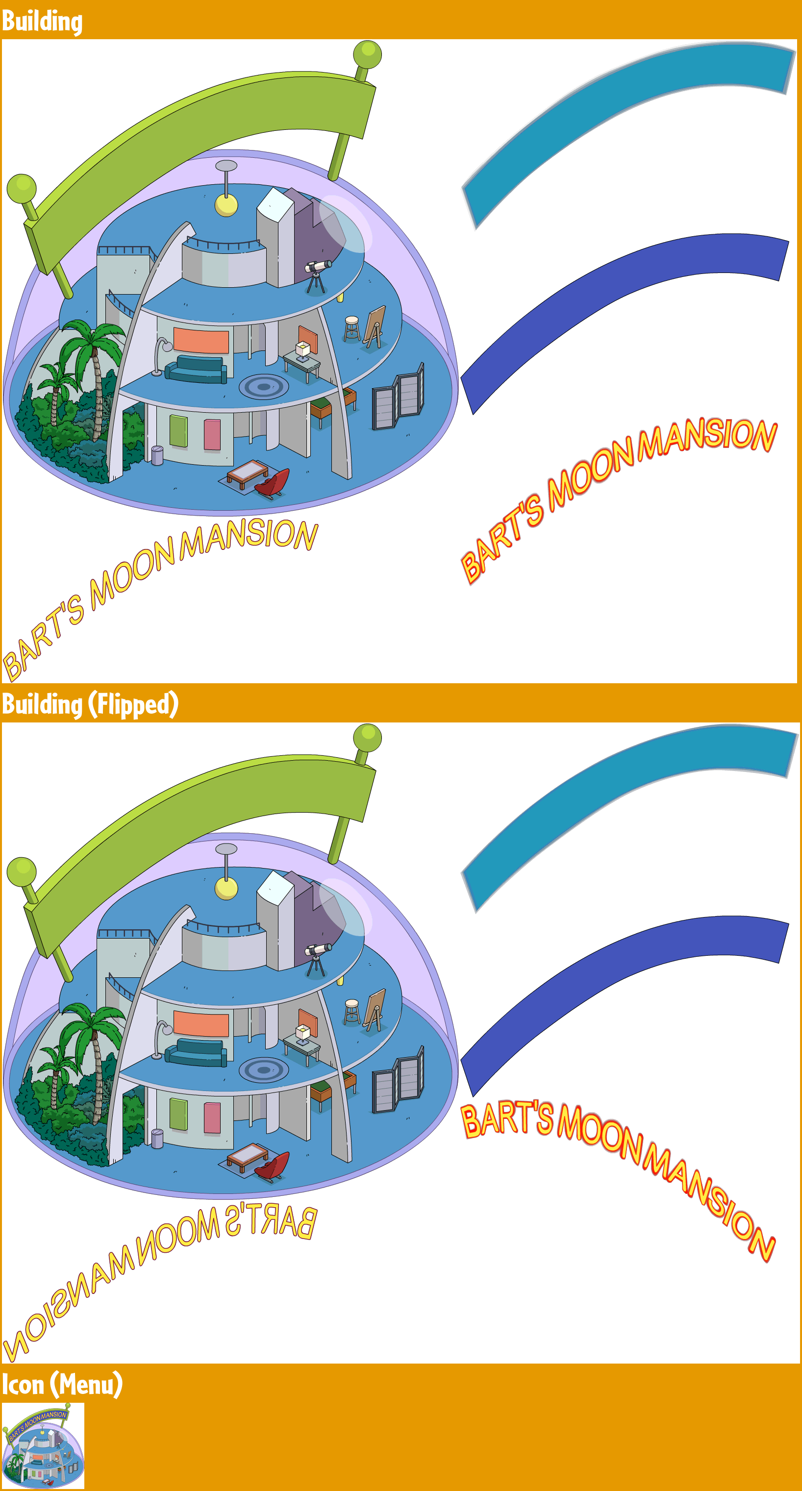 Bart's Moon Mansion