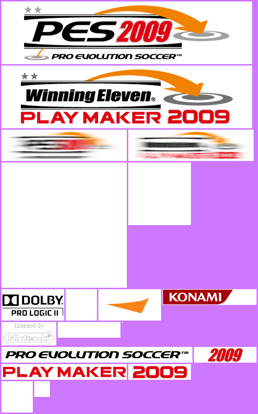 Pro Evolution Soccer 2009 / Winning Eleven Play Maker 2009 - Wii Menu Banner & Icon