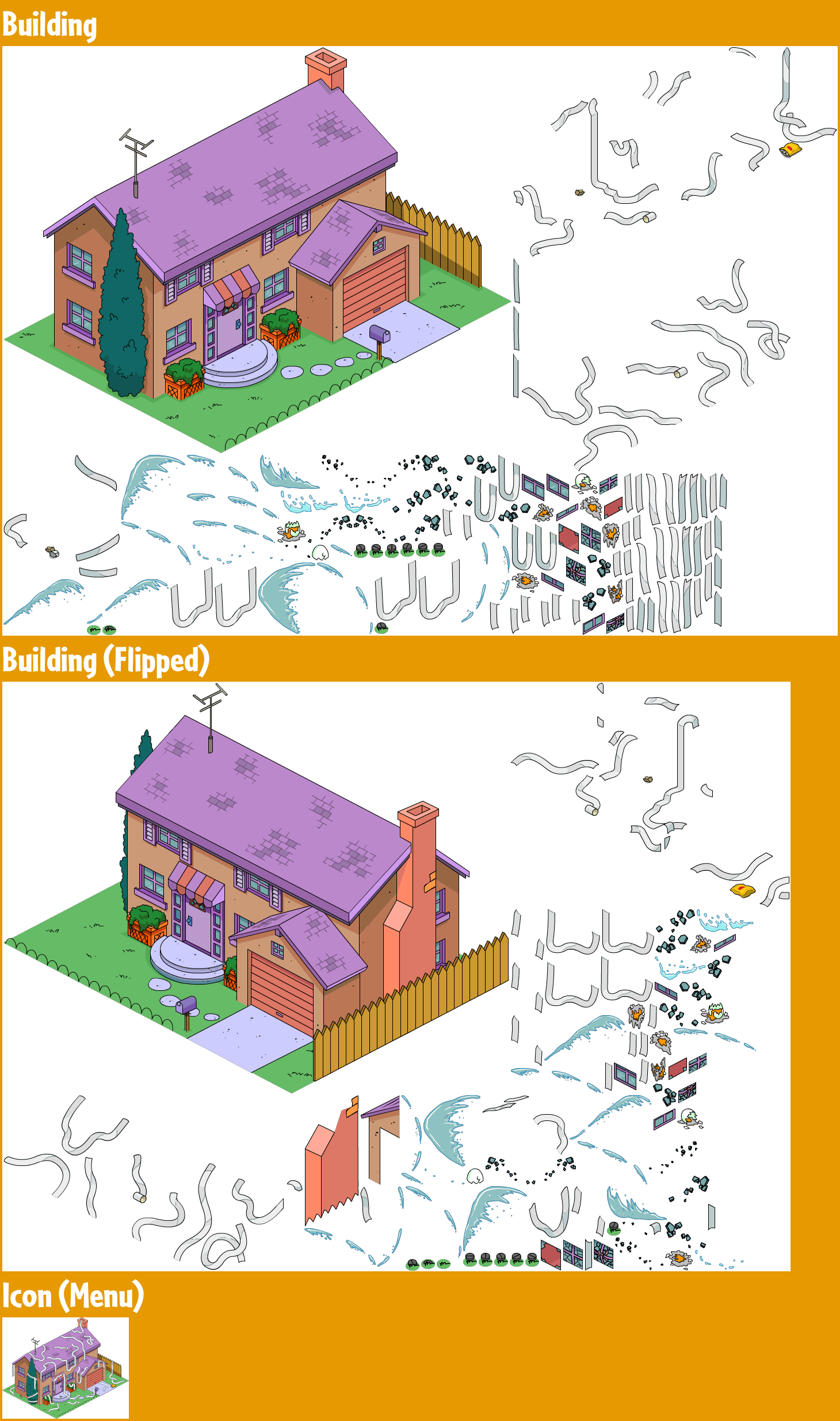 Toilet-Papered Flanders House