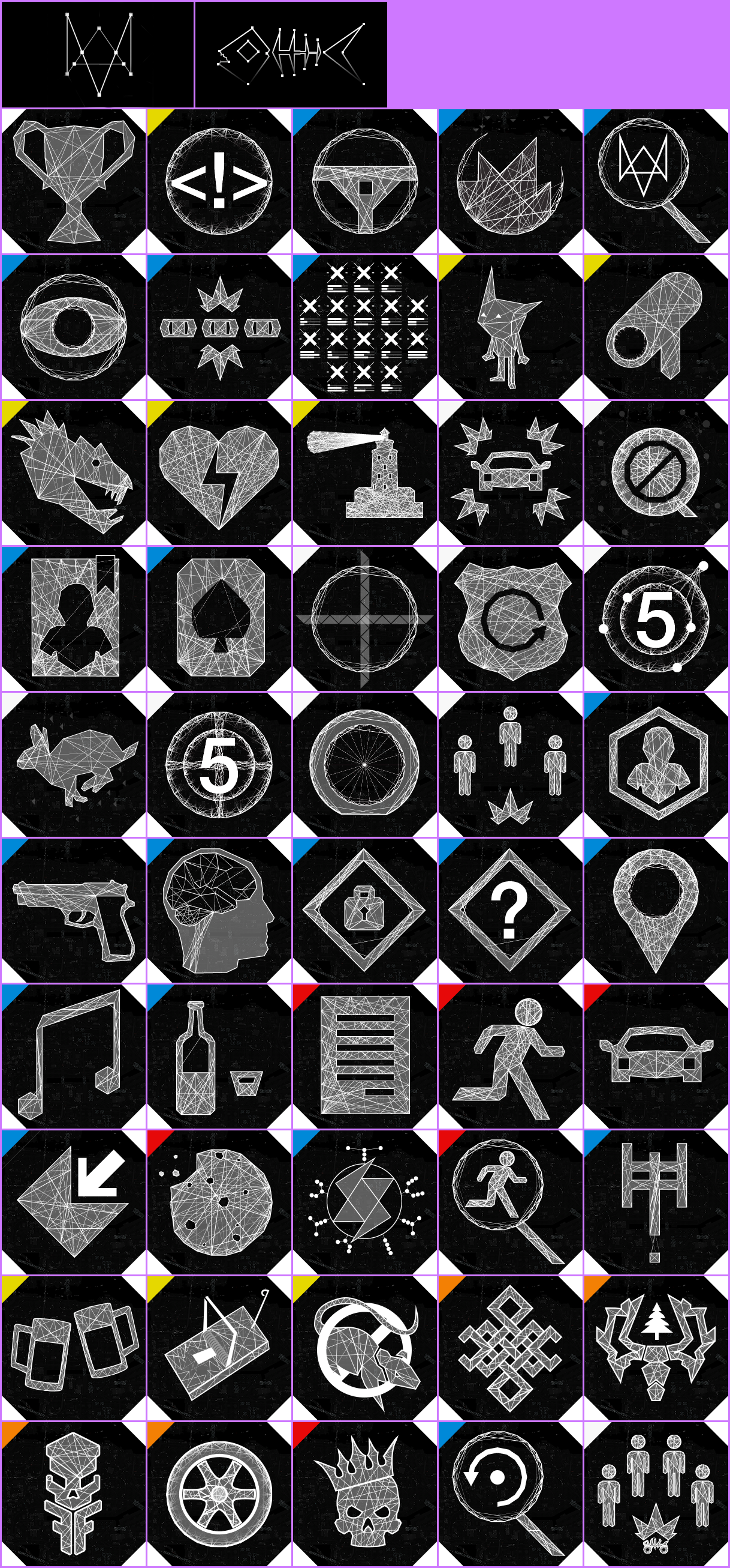 Trophy Banners & Icons