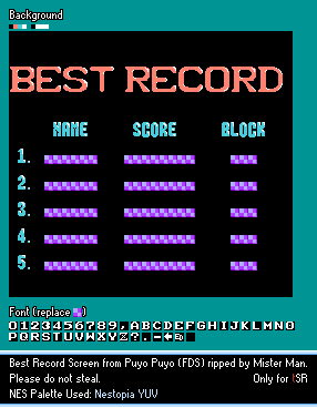 Best Record Screen