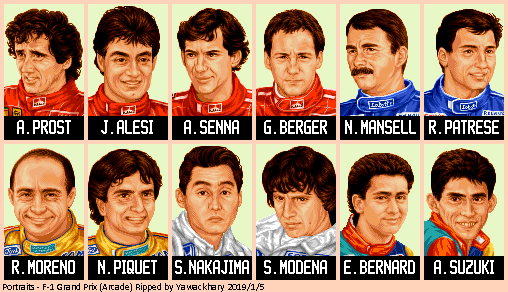 F-1 Grand Prix - Portraits