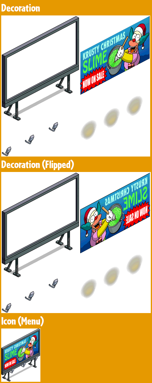 Krusty Christmas Slime Billboard