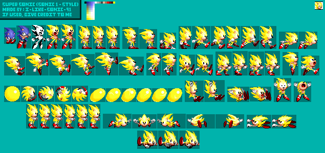 Super Sonic (Sonic 1-Style)