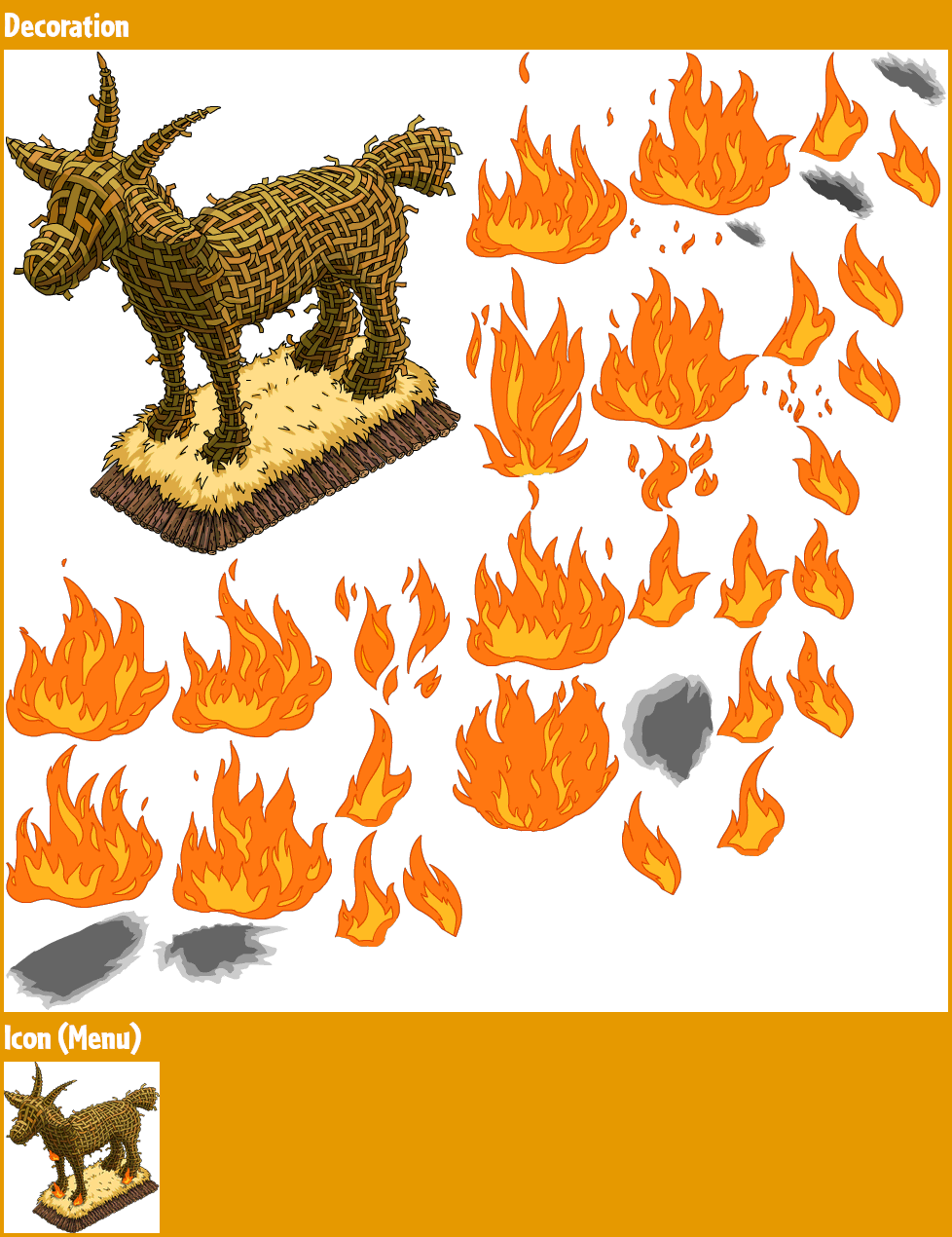 Giant Burning Goat