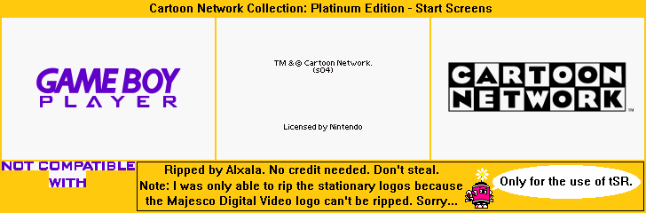 Cartoon Network Collection: Platinum Edition - Start Screens