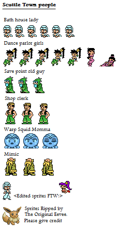 shantae sprites gbc resources