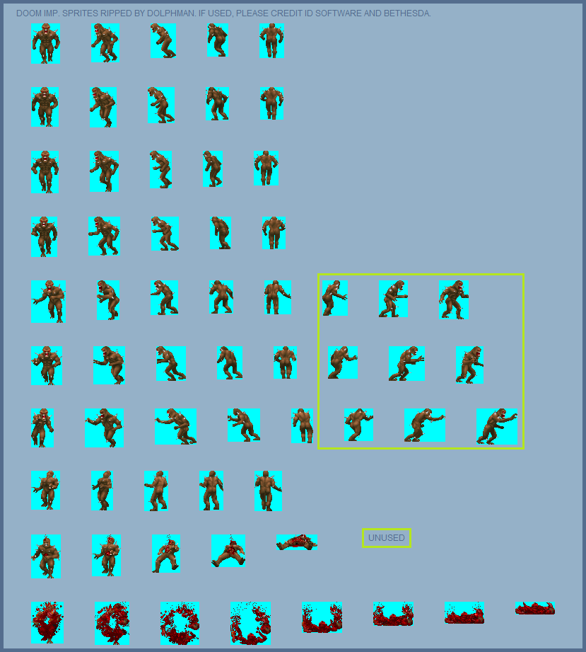 PC / Computer - Doom / Doom II - Imp - The Spriters Resource