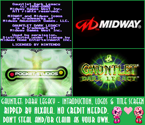 Introduction, Logos & Title Screen