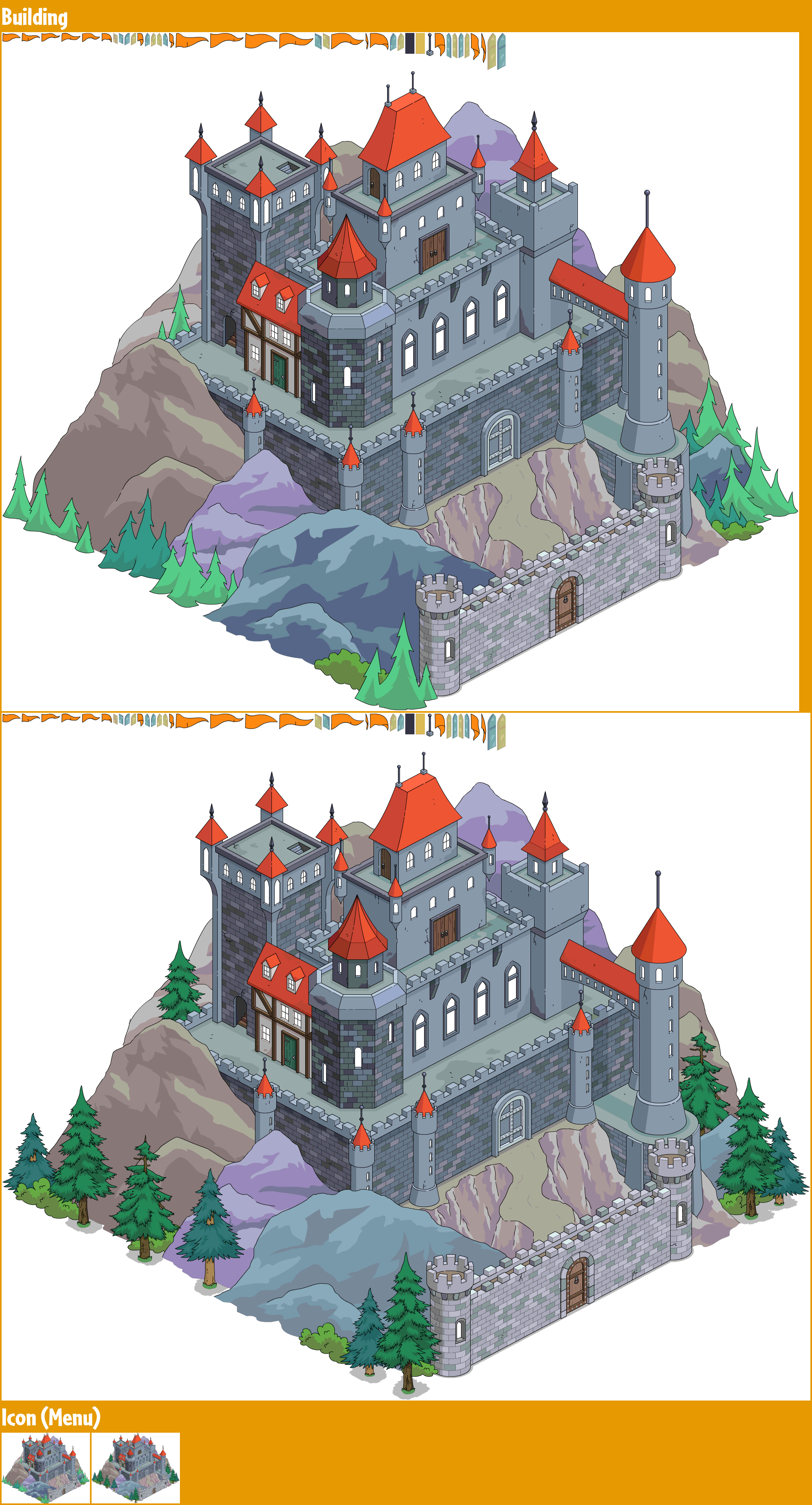 Fantasy Mountain Castle