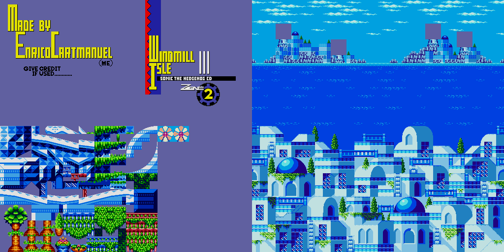 Windmill Isle (Sonic CD-Style)