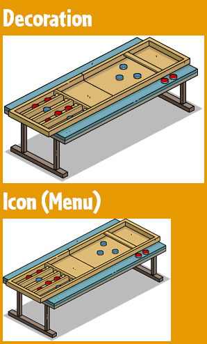 Sjoelbak Table