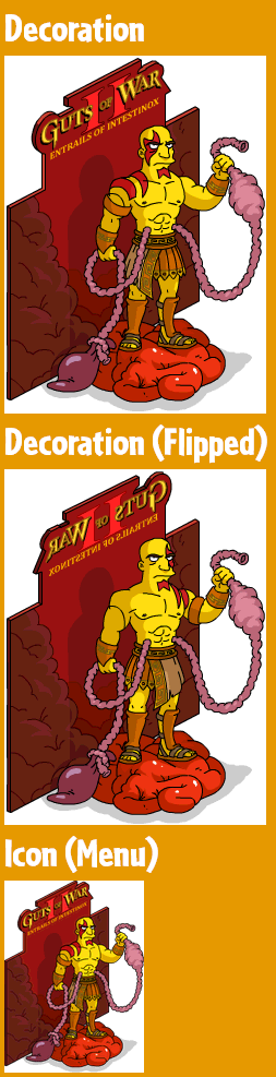 The Simpsons: Tapped Out - Guts of War Statue