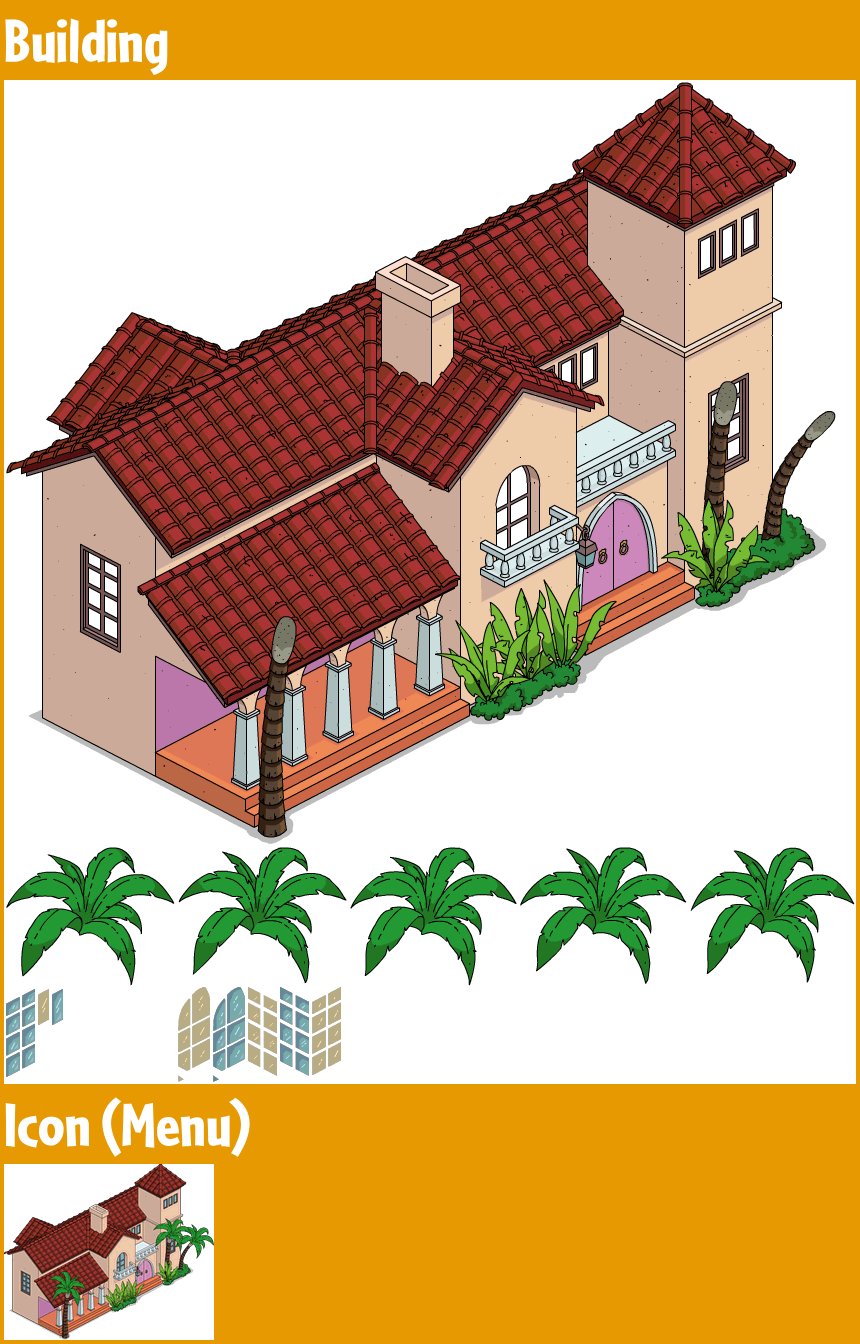 The Simpsons: Tapped Out - Fernando Vidal's Villa