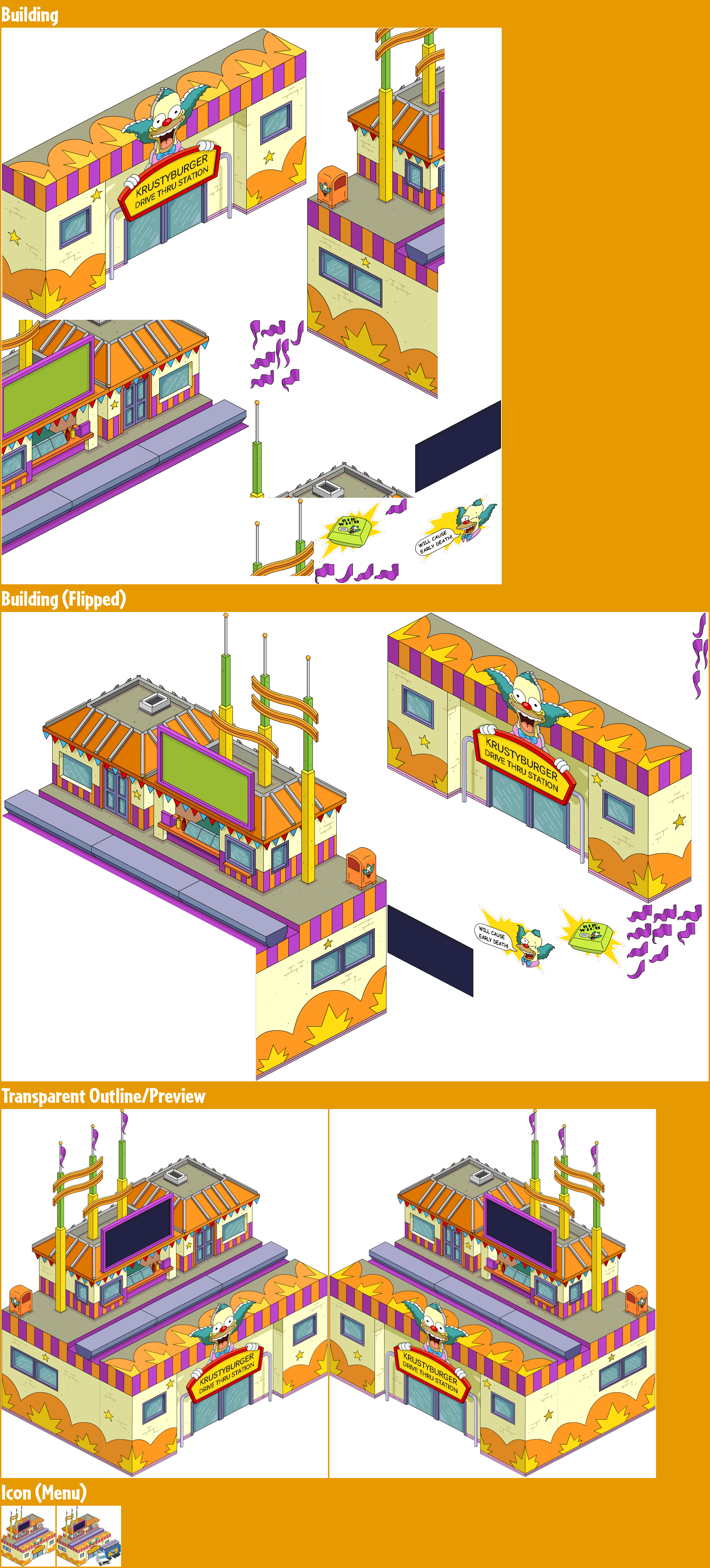 The Simpsons: Tapped Out - Krusty's Drive-Thru Station