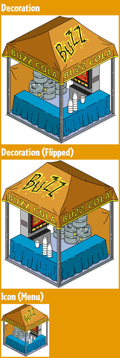 Buzz Cola Tent