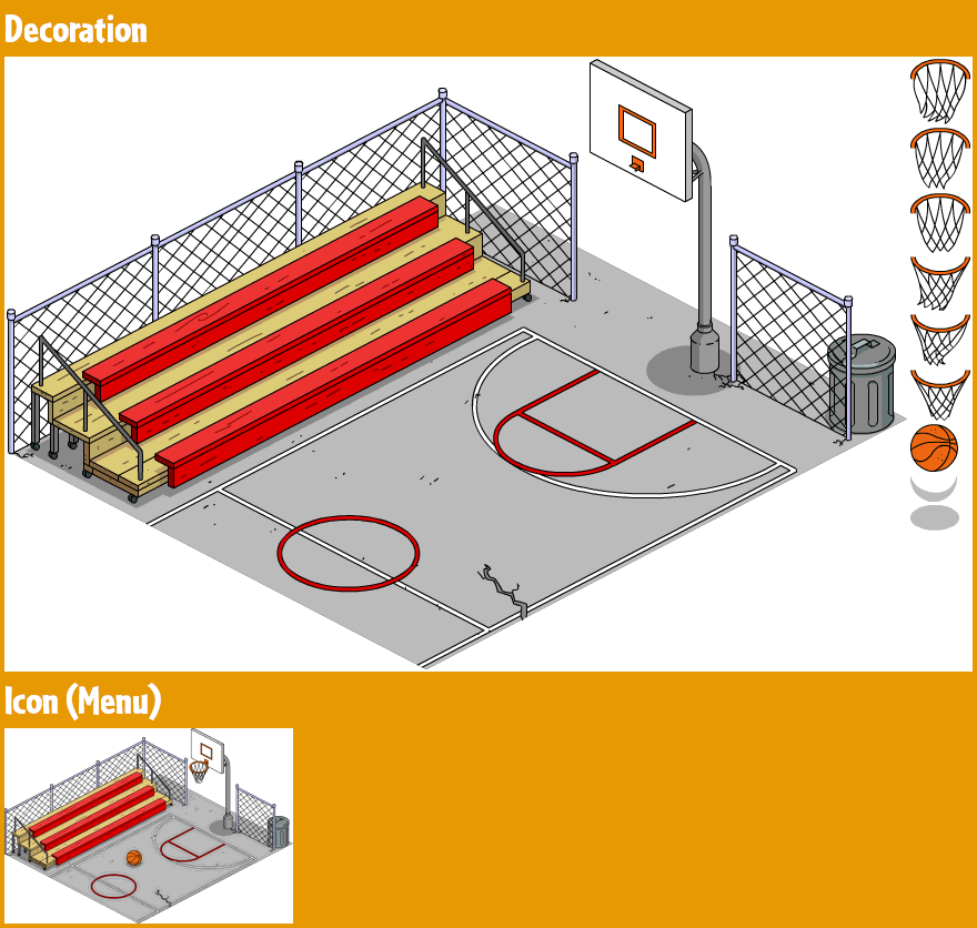 The Simpsons: Tapped Out - Outdoor Half-Court