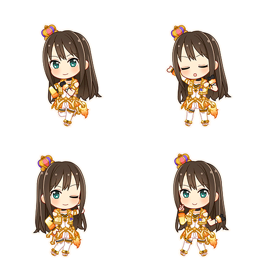 THE IDOLM@STER Cinderella Girls: Starlight Stage - Rin Shibuya (Party Time Gold)