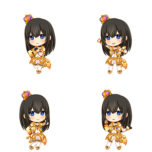 THE IDOLM@STER Cinderella Girls: Starlight Stage - Fumika Sagisawa (Party Time Gold)