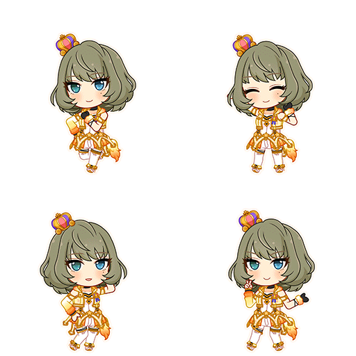 THE IDOLM@STER Cinderella Girls: Starlight Stage - Kaede Takagaki (Party Time Gold)