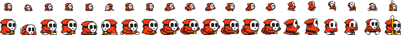 Shy Guy (Super Mario Maker-Style)