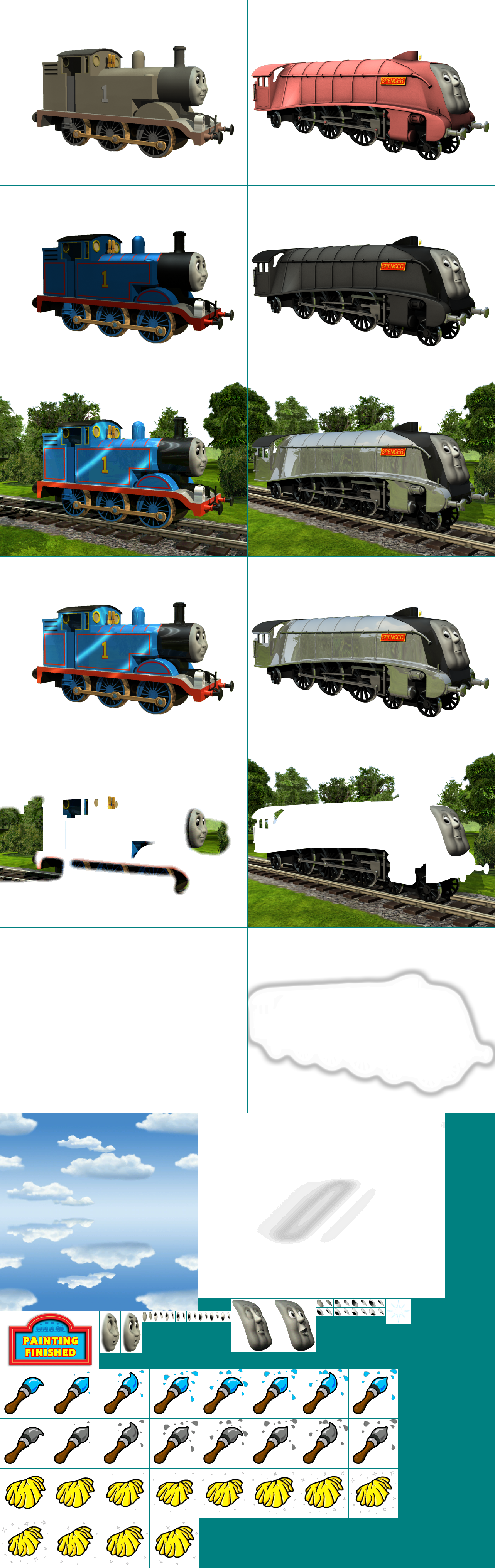 Thomas & Friends: Hero of the Rails - Painting