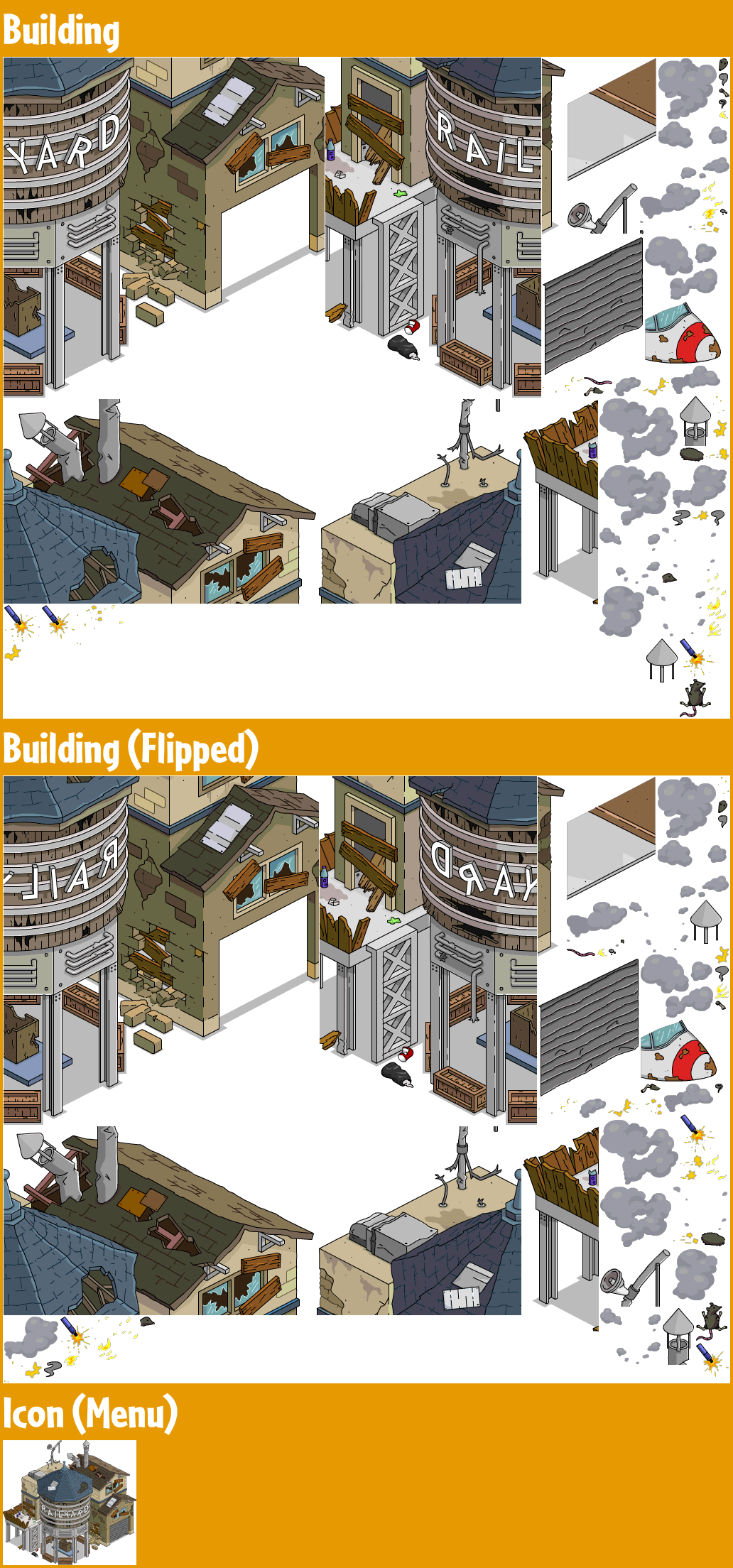 The Simpsons: Tapped Out - Dilapidated Rail Yard