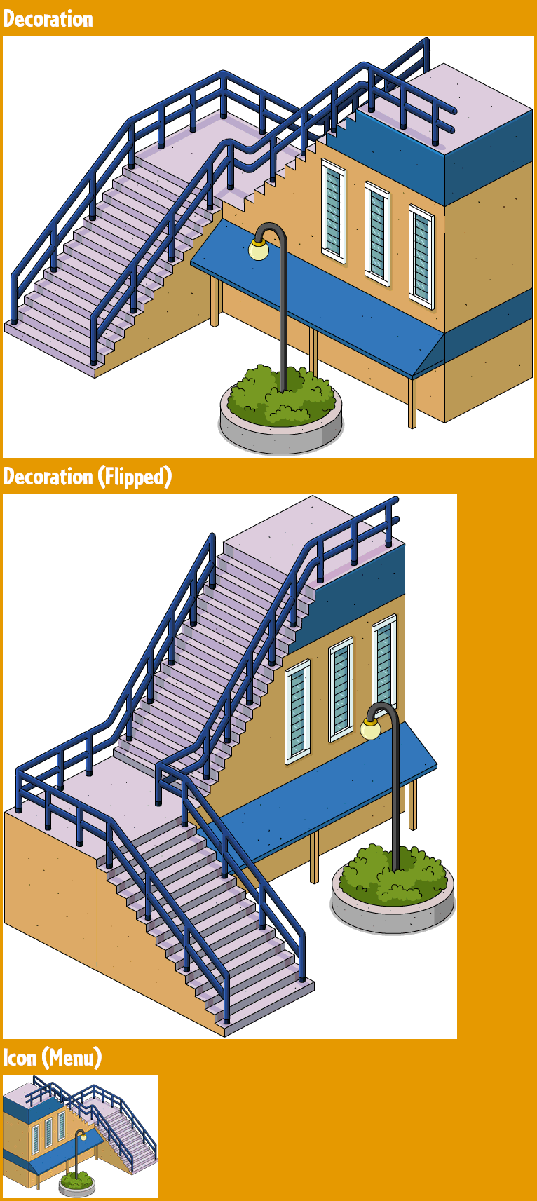 The Simpsons: Tapped Out - Station Stairs