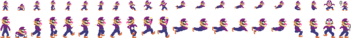 Waluigi (Super Mario Maker-Style)